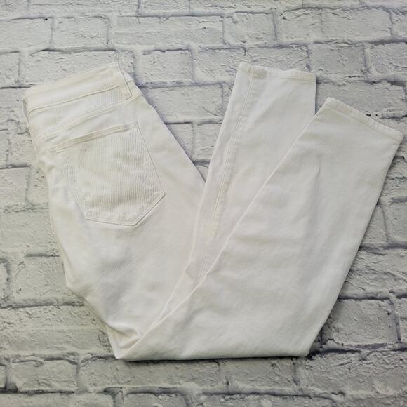 GAP Optic White Denim Curvy True Skinny Jeans size 29/8 Short - Picture 1 of 16